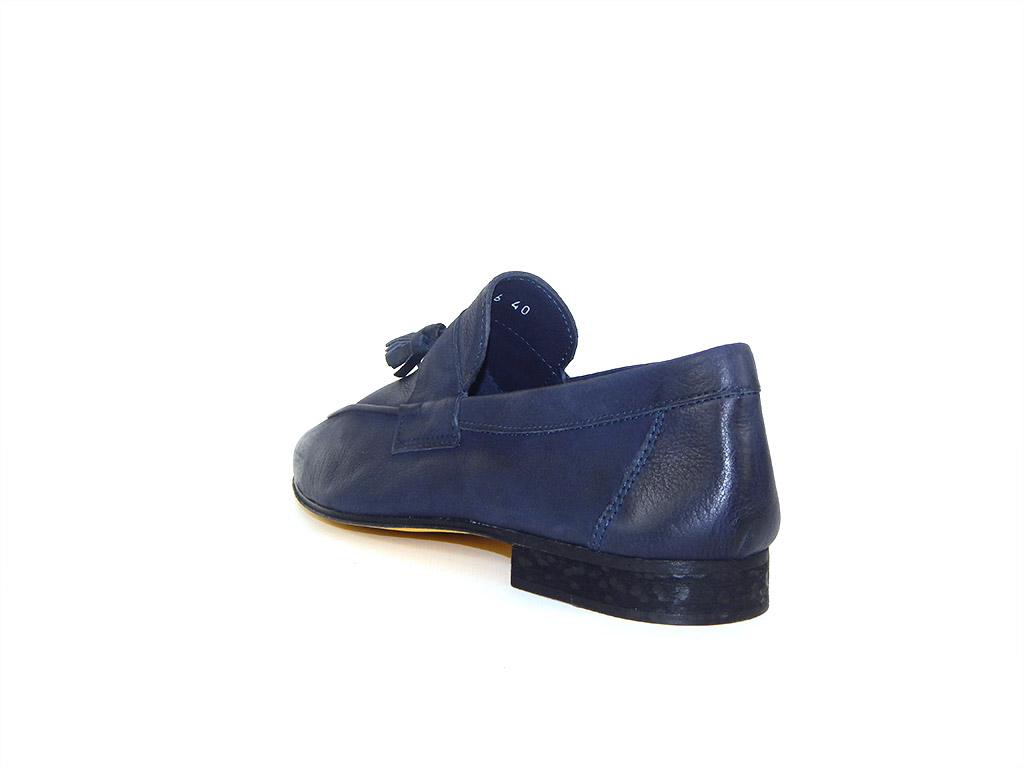 Zign LEATHER - Mocassini - blue/blu