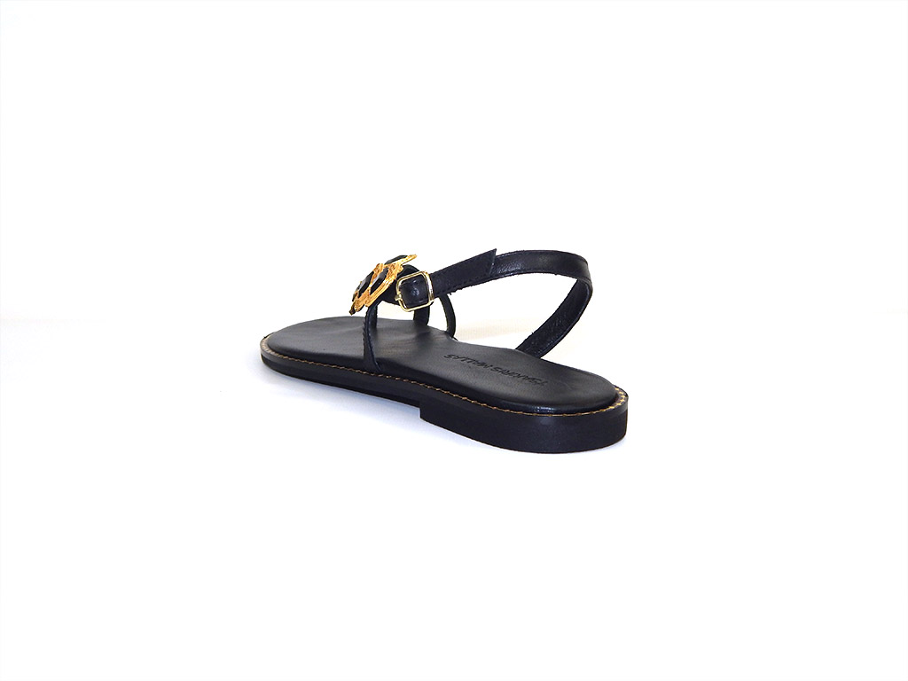 Tsakiris Mallas infradito 662 nero - Napoleone Calzature